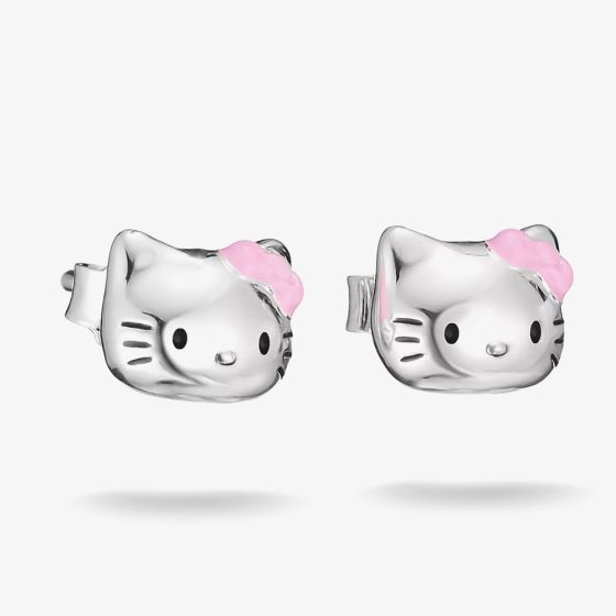 THOMAS SABO Hello Kitty Pink Bow Stud Earrings H2365-M06-7