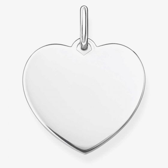 THOMAS SABO Silver Love Coin Heart Pendant LBPE0017-001-12