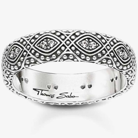THOMAS SABO Ladies Ethno Ornamentation Ring TR2092-643-14