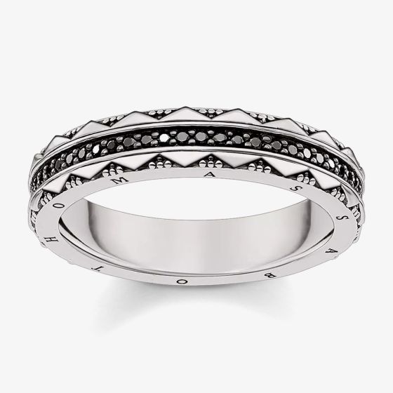 THOMAS SABO Ladies Glam And Soul Black Ring TR2106-643-11