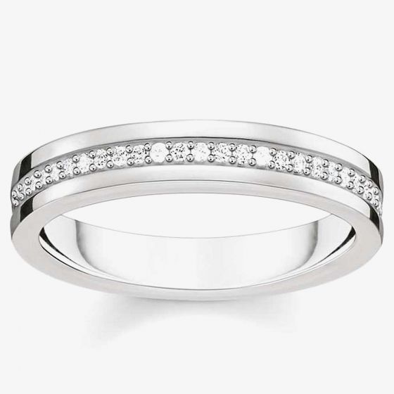 THOMAS SABO Ladies Glam And Soul Silver Ring TR2117-051-14