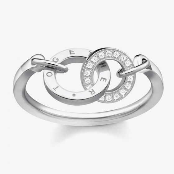 THOMAS SABO Sterling Silver Together Ring TR2141-051-14