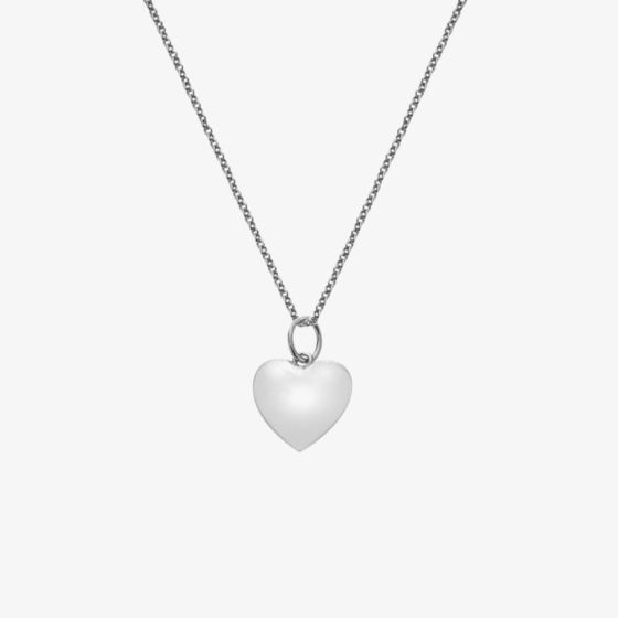 Hot Diamonds Silver Whisper Sterling Silver Love Heart Necklace SWP001