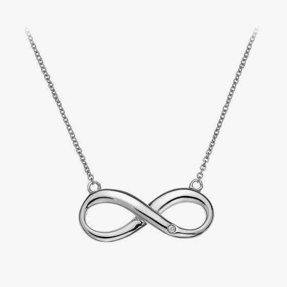Hot Diamonds Silver Infinity Diamond Necklet DN096
