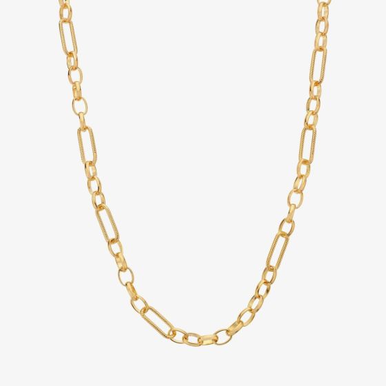 Hot Diamonds HD X Golden Edit 18ct Gold Plated Embrace Statement Chain CH119
