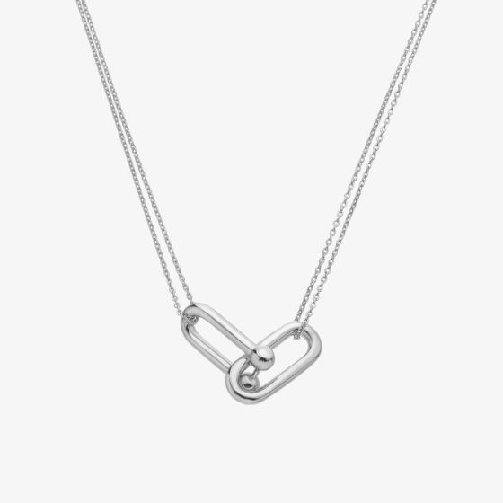 Hot Diamonds Icon Link Sterling Silver Necklace DN209