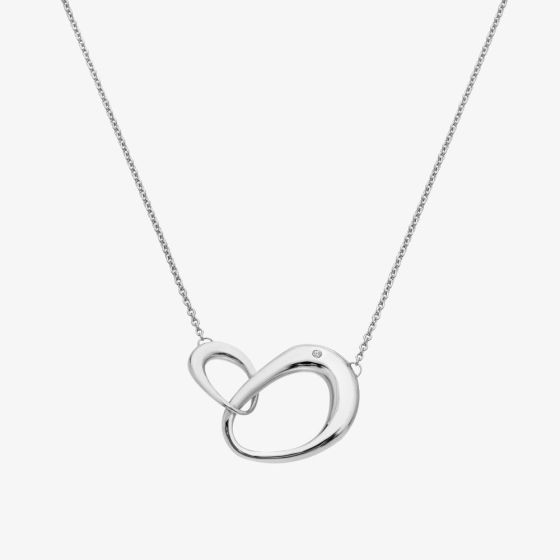 Hot Diamonds Sleek Sterling Silver Necklace DN211