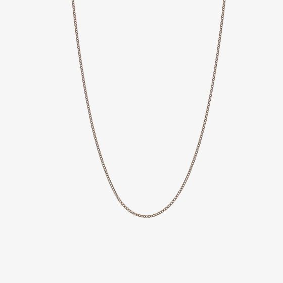 Hot Diamonds Rose Gold Plated 35 Inch Trace Chain FK024
