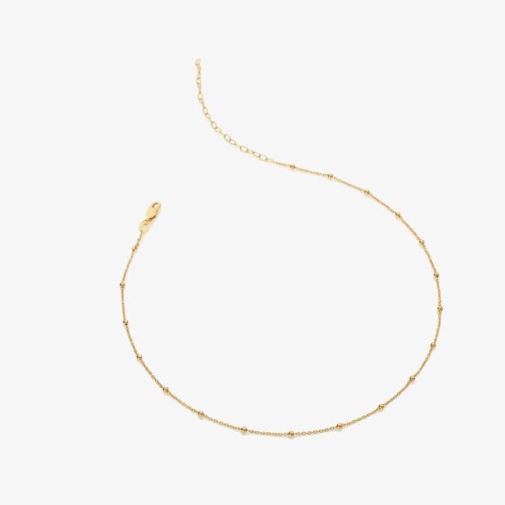 Hot Diamonds HD X Golden Edit 32-39cm Embrace Bead Chain Neclace CH097