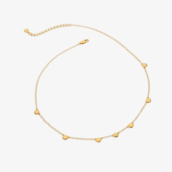 Hot Diamonds HD X Golden Edit Beach Pebble Necklace DN150