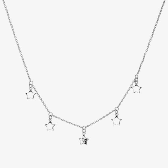 Hot Diamonds Sterling Silver Star Icon Necklace DN163
