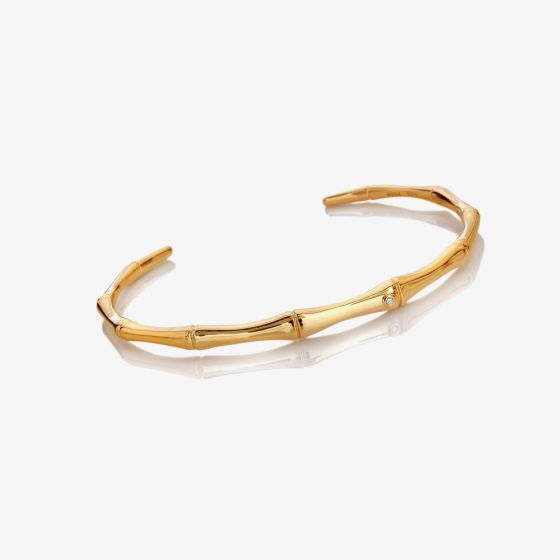 Hot Diamonds Golden Edit Bondi Bangle DC220
