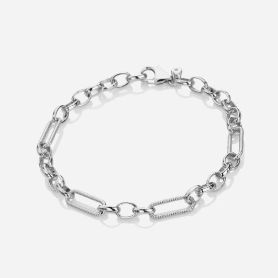 Hot Diamonds HD X Tasha Ghouri Silver Link Bracelet DL682