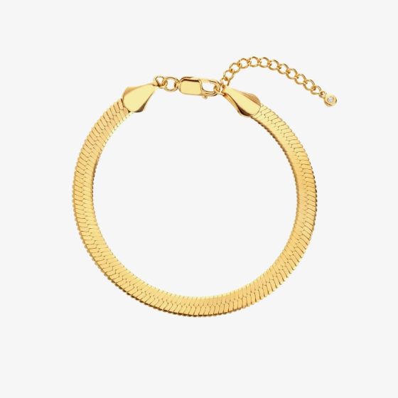 Hot Diamonds HD X Tasha Ghouri Gold Snake Chain Bracelet DL686