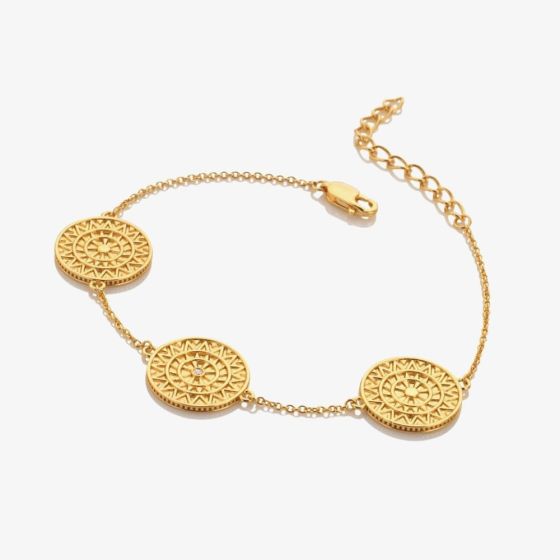 Hot Diamonds Golden Edit Athena Bracelet DL724