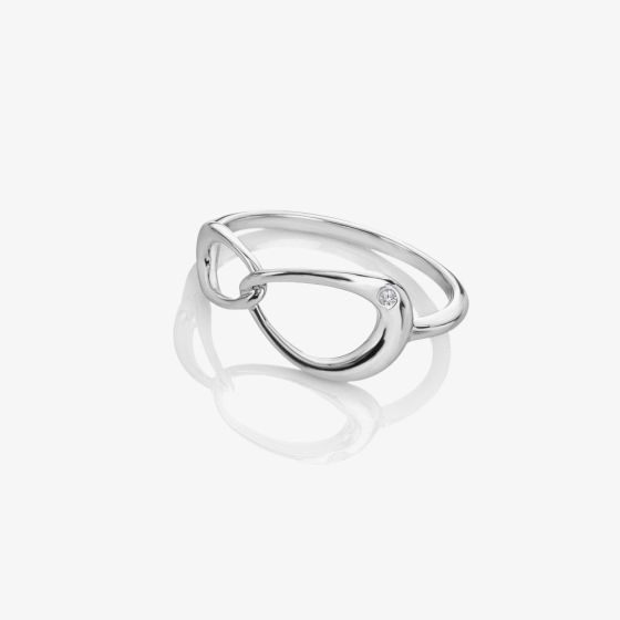 Hot Diamonds Sleek Silver Ring DR290