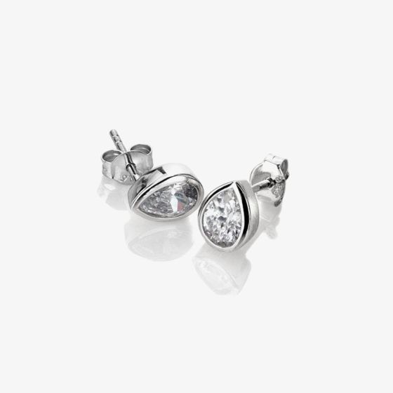 Hot Diamonds Emozioni Acqua Damore Teardrop Stud Earrings EE038