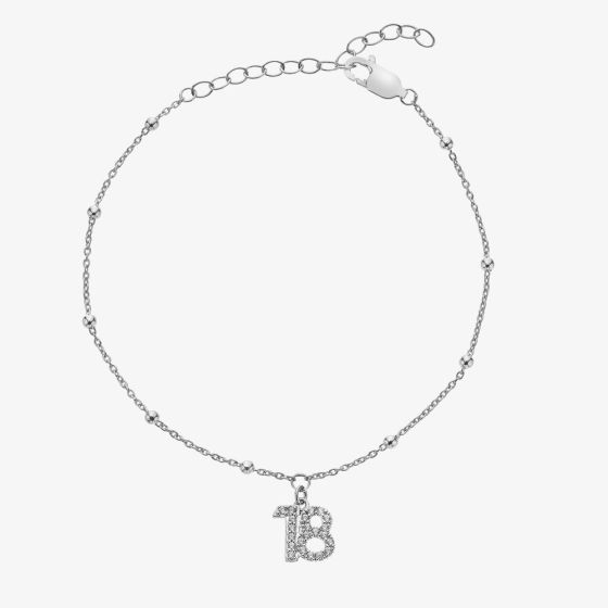 Hot Diamonds Silver Whisper Sterling Silver 18th Birthday Bracelet SWB001