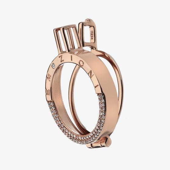 Hot Diamonds Emozioni Reflessi Rose Gold 25mm Coin Keeper EK045