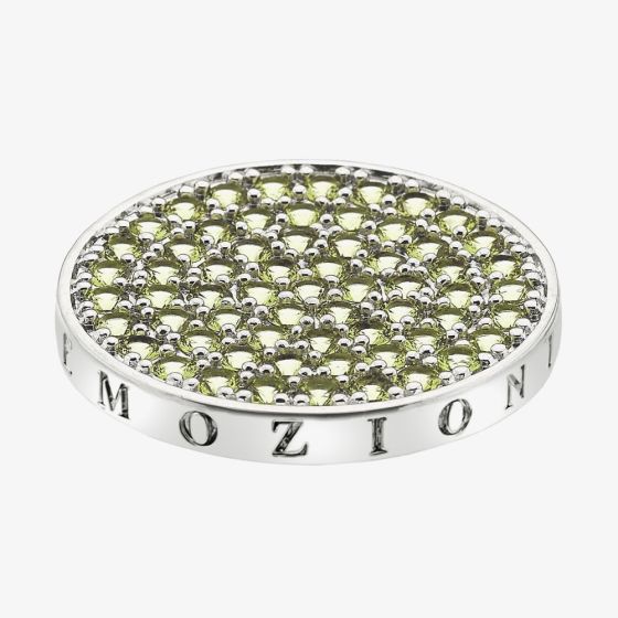 Hot Diamonds Emozioni Scintilla Peridot Nature 33mm Coin EC437
