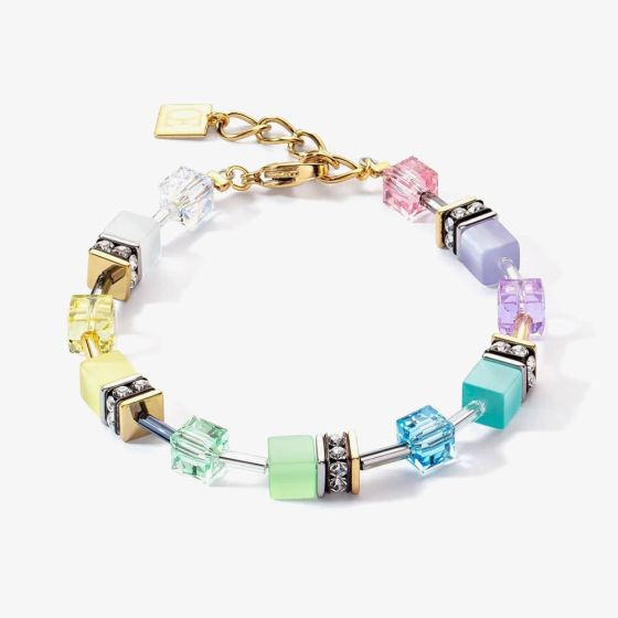 Coeur De Lion GeoCUBE Iconic Gentle Multicolour Bracelet 2838/30-1576
