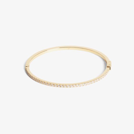 Coeur De Lion Gold Tone Crystal Bangle 0146/32-1816-17