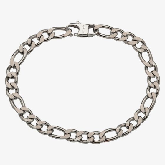 Unique Stainless Steel Figaro Chain Bracelet LAB-182/21CM