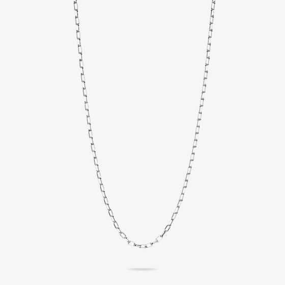 THOMAS SABO Charm Club Connect Silver 70cm Paperclip Oval Link Necklace KE2328-001-21-L70v