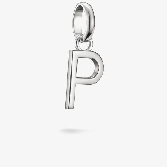 THOMAS SABO Charm Club Connect Silver Letter P Charm CC1222-001-21
