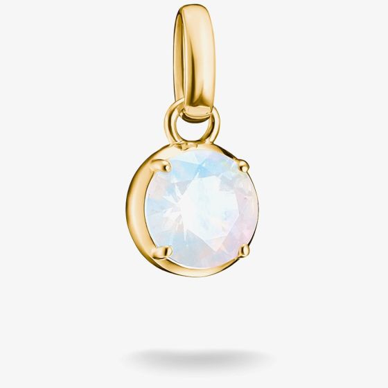 THOMAS SABO Charm Club Connect 18ct Yellow Gold Plated June Birthstone Charm CC1334-M01-14