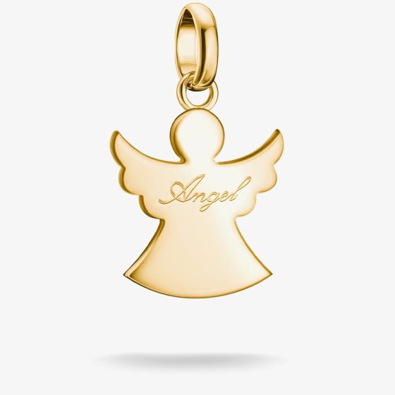 THOMAS SABO Charm Club Connect 18ct Yellow Gold Plated Angel Charm CC1347-M01-39
