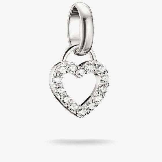 THOMAS SABO Charm Club Connect Hello Kitty Cubic Zirconia Open Heart Charm CC1369-M02-14