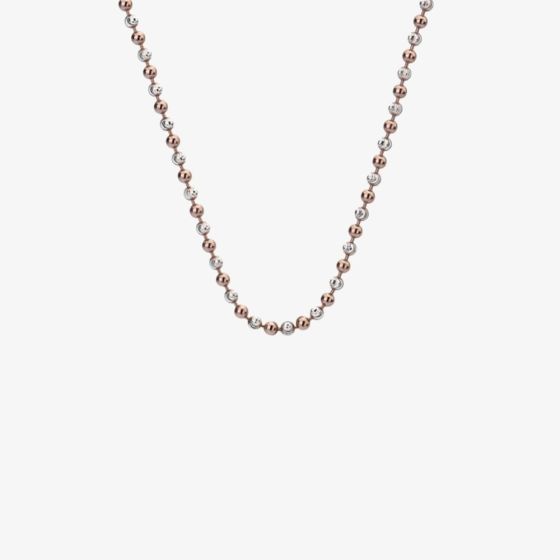 Hot Diamonds Emozioni Two Tone Beaded 18 Inch Chain CH019