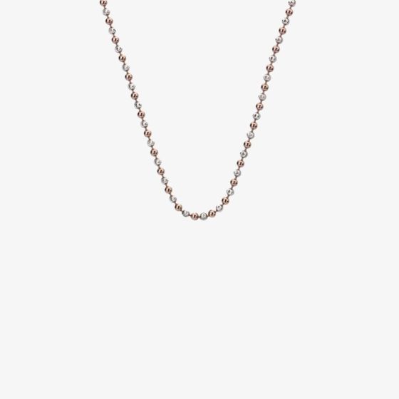 Hot Diamonds Emozioni Two Tone Beaded 24 Inch Chain CH056