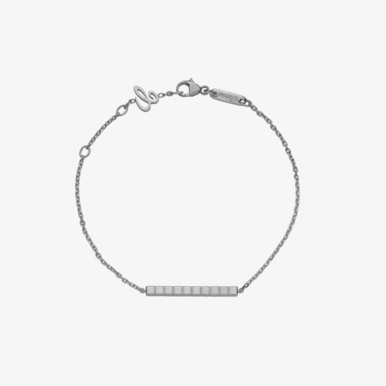 Chopard Ice Cube Pure 18ct White Gold Bar Bracelet 857702-1001