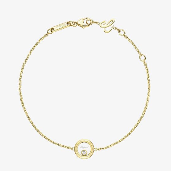 Chopard Happy Diamonds Icons 18ct Yellow Gold Diamond Circle Bracelet 85A191-0001
