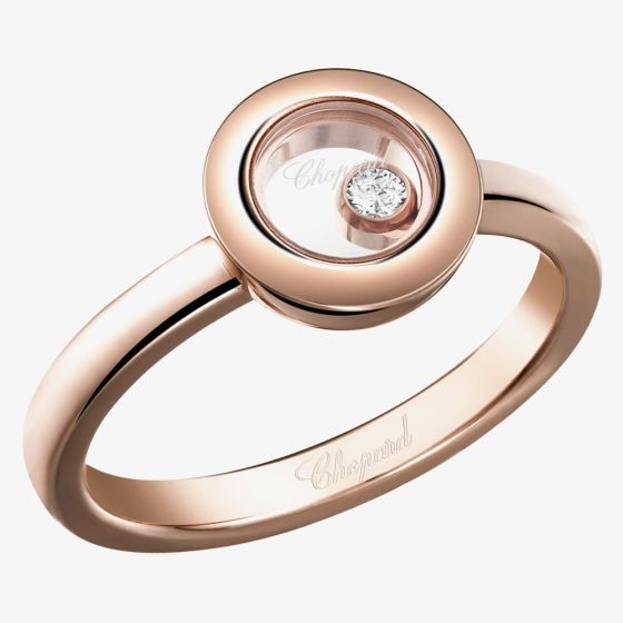 Chopard Happy Diamonds Icons 18ct Rose Gold Ring 82A017-5110 (53)