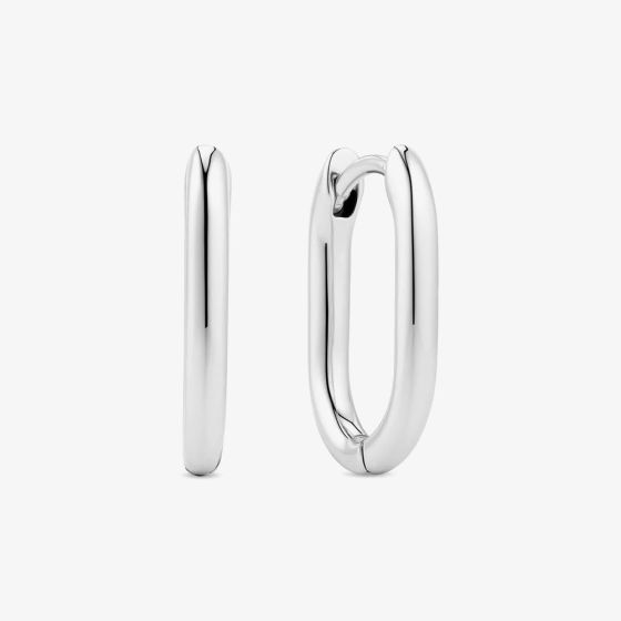 Sif Jakobs Sterling Silver Capriana Pianura Hoop Earrings SJ-E2600