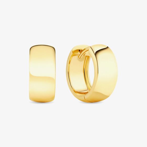 Sif Jakobs Gold Plated Largo Chunky Hoop Earrings SJ-E2715-YG