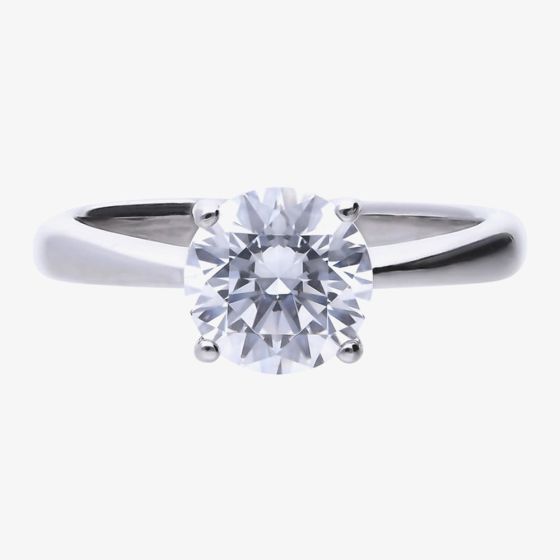 Diamonfire Sterling Silver 2.00ct Round Cubic Zirconia Ring R3753