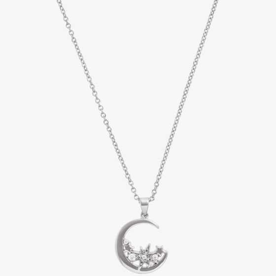 Olivia Burton Celestial Cluster Moon Necklace OBJCLN34