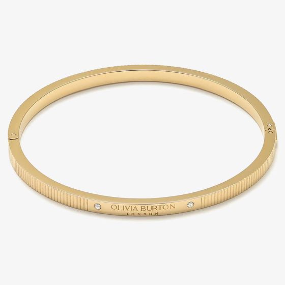Olivia Burton Classic Linear Gold Plated Bangle 24100014