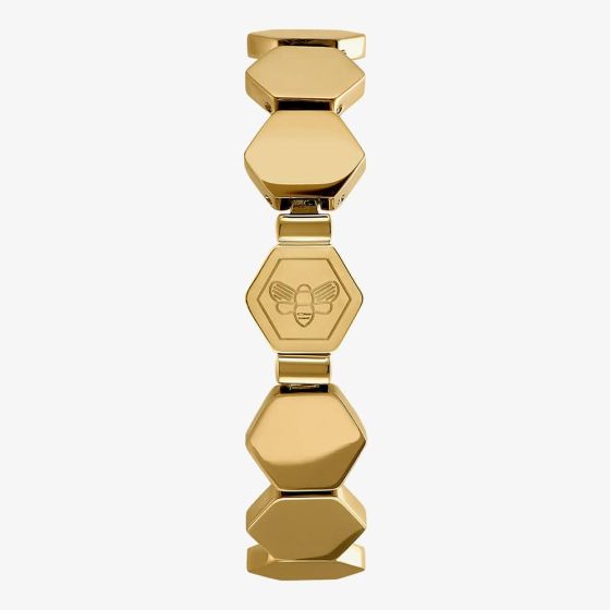 Olivia Burton Signature Honeycomb Gold Plated Hexagonal Bracelet 24100155