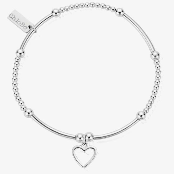 ChloBo Iconic Mini Open Heart Charm Bracelet CMA4