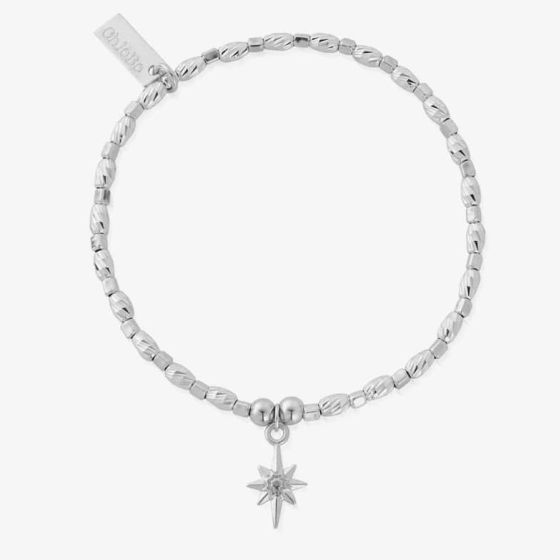 ChloBo Soul Glow Silver Lucky Star Bracelet SBCFR2016
