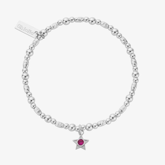 ChloBo Sterling Silver July Birthstone Bracelet SBBCB3492