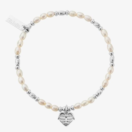 ChloBo Silver Heart Of Love Bracelet SBRP901