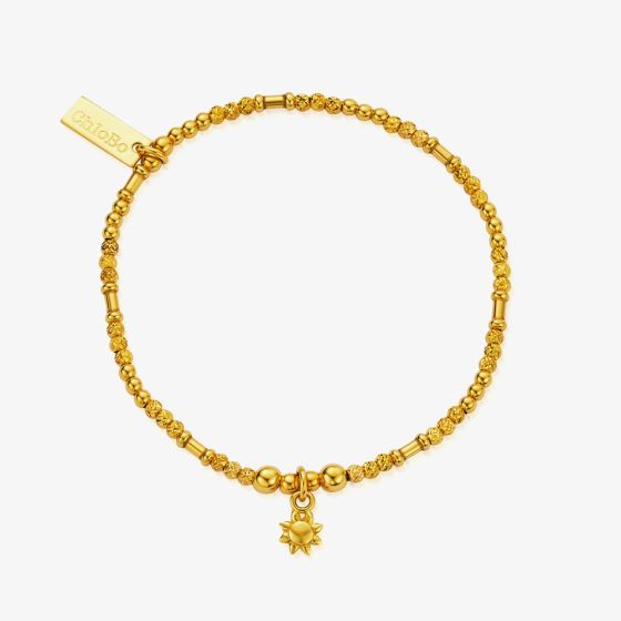 ChloBo Sunshine Sparkle 18ct Gold Plated Bracelet GBFBB3583