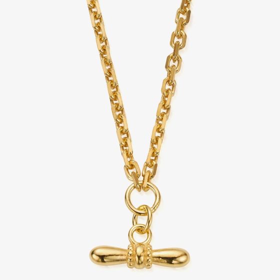 ChloBo Island Energy Balanced Aura Gold-Tone Necklace GN3309