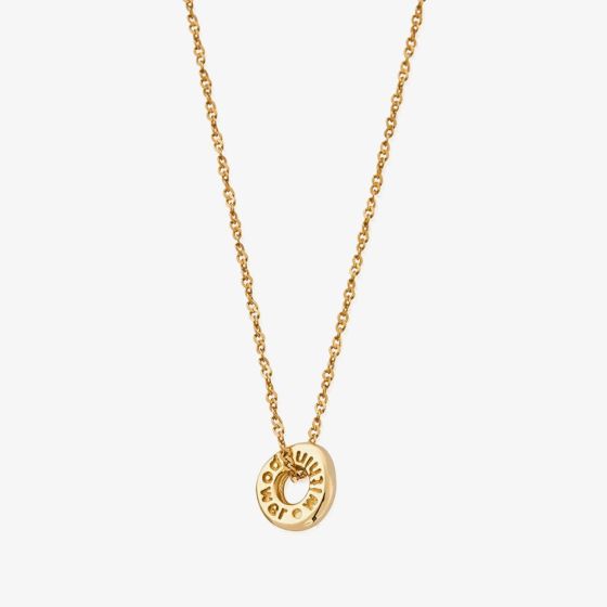 ChloBo Power Within 18ct Gold Plated Twisted Rope Necklace GNTRC3461